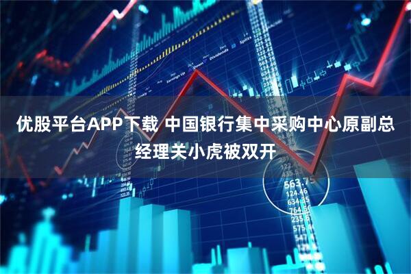 优股平台APP下载 中国银行集中采购中心原副总经理关小虎被双开